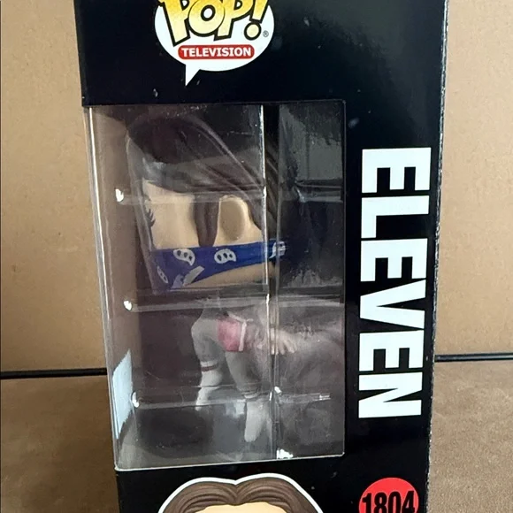 Funko Eleven Vinyl Figure with Blue Bandana and Red Accents - Picture 2 of 4
